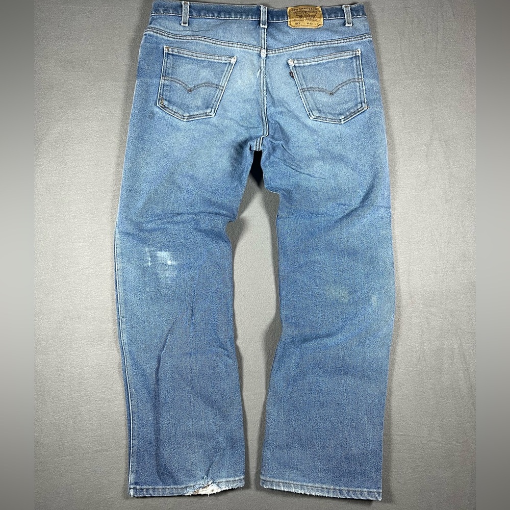Vintage Levi’s 517 Orange Tab Bootcut Jeans Size 40x32 1991 Made In USA